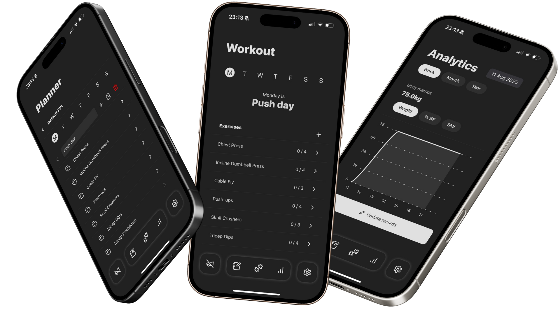 App displayed in phone